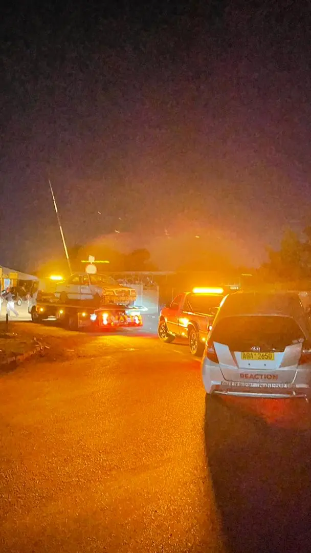 Emergency roadside response at night